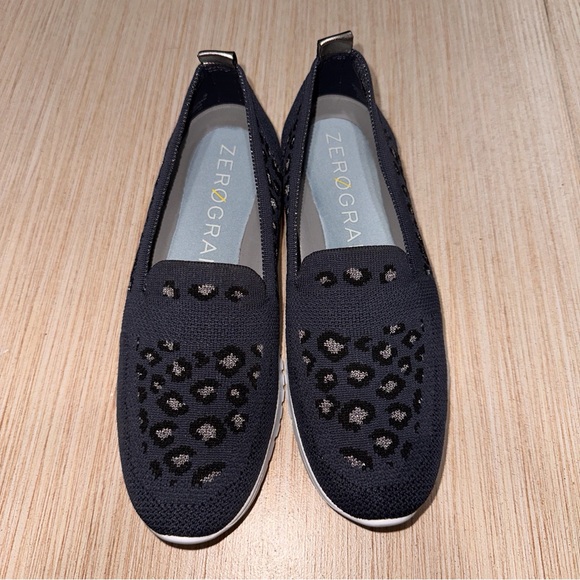 Cole Haan Women's Navy Loafers - Picture 3 of 6
